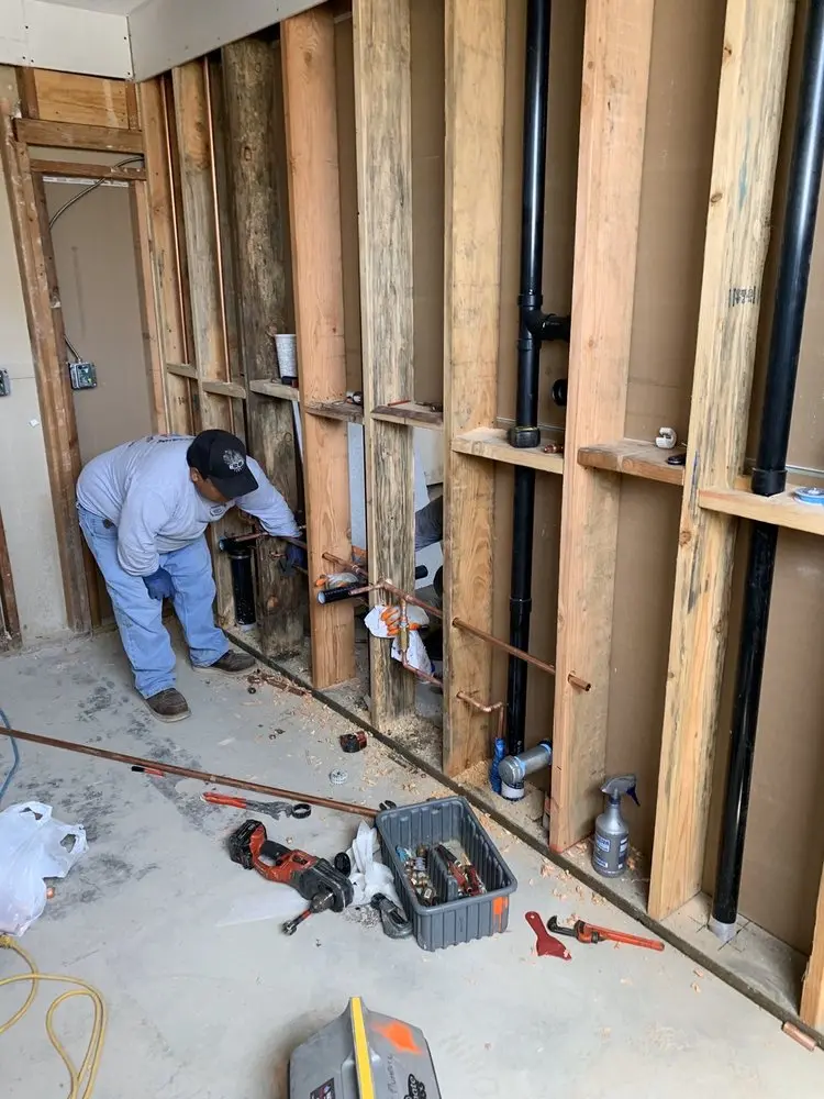 Commercial rough-in plumbing for Gas Line Repair in Green Bay